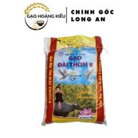 Gạo Đài Thơm, Gạo Đài Thơm 8, Hạt Gạo Thon Dài, Dẻo Vừa Mềm Cơm [Thương Hiệu Gạo Hoàng Kiều Long An] - Túi 5kgs/10kgs