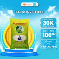 Gạo dẻo ST25 Vinaseed - Túi 5 kg - Hàng chính hãng