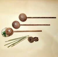 GÁO GỖ DỪA MÚC RƯỢU VUÔNG, TRÒN CỰC XINH