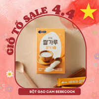 GẠO HẠT VỠ HỮU CƠ CHO BÉ BEBECOOK CHIA ĐỘ THÔ THEO THÁNG HÀN QUỐC
