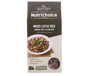 Gạo hỗn hợp Tấm Cám Lotus Rice NutriChoice hộp 0,5kg