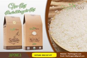 Gạo Japonica hữu cơ Orga Gro hộp 1 kg