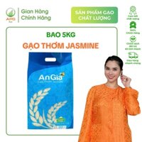 Gạo Jasmine (An Gia), Đặc sản Châu Phú, dẻo vừa - Hữu cơ APG ECO, Quy cách túi 5kg