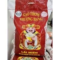 Gạo Lài Miên Campuchia thơm ngon thượng hạng túi 10kg
