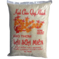 Gạo Lài Sữa Miên trắng mềm dẻo thơm bao 10kg