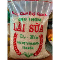 Gạo Lài Sữa trắng mềm dẻo thơm bao 10kg