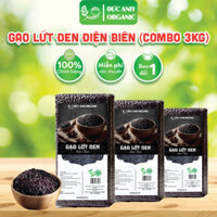 gạo lứt đen điện biên combo 3kg