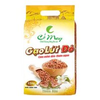 Gạo Lứt Đỏ Cỏ May 2kg hút chân không