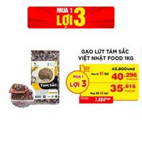 Gạo Lứt Tám Sắc Việt Nhật Food 1kg