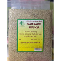 gạo lứt trắng hữu cơ