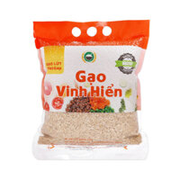 Gạo lứt VietGAP Vinh Hiển túi 2kg (1 Túi)