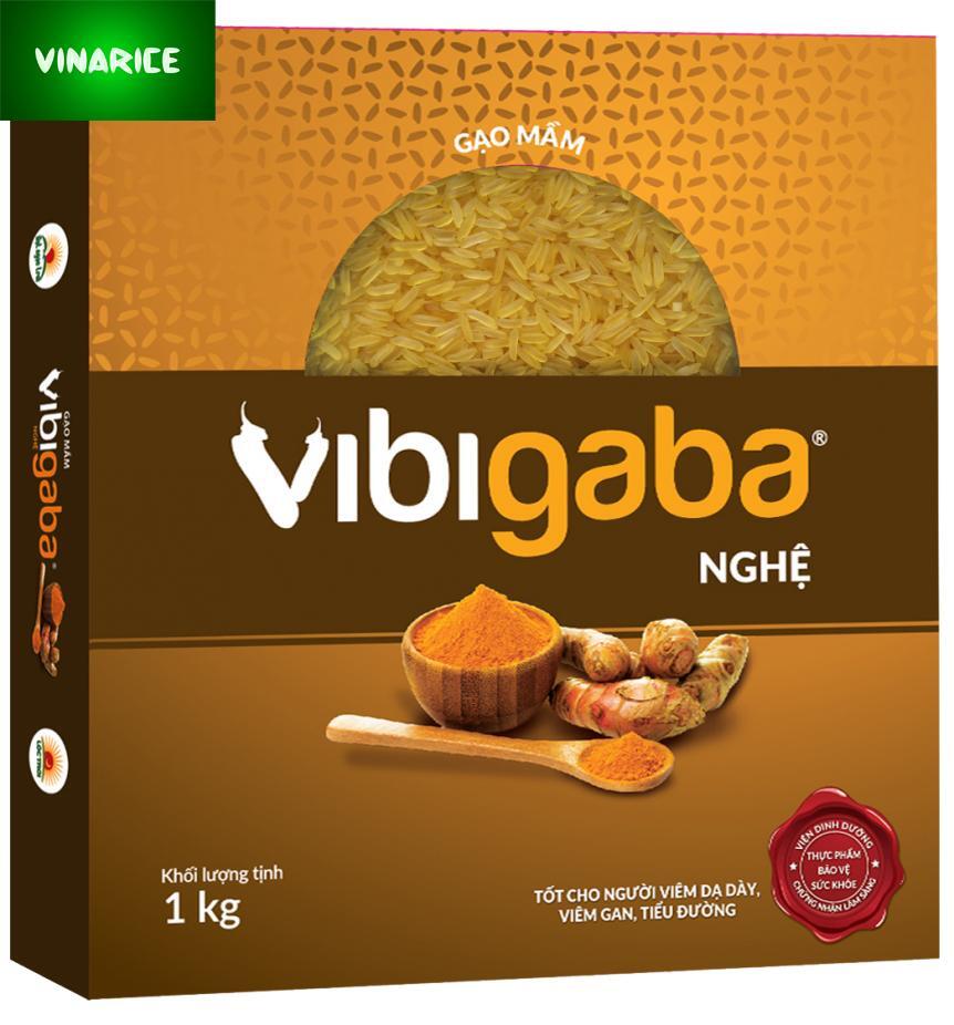 Gạo Mầm Nghệ Vibigaba hộp 1kg