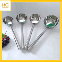 Gáo Múc Nước Cán Dài Inox 201 Có Móc Treo