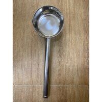 GÁO MÚC NƯỚC LÈO INOX 304 THÀNH ĐÔ Size 12cm Cán Dài 30cm