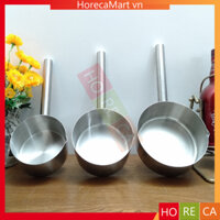 Gáo múc nước lèo inox [size 16, 18, 20cm], ca múc nước lẩu, soup - Dụng cụ bếp