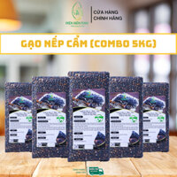 Gạo Nếp Cẩm Điện Biên combo 5kg (5 túi 1kg hút chân không)