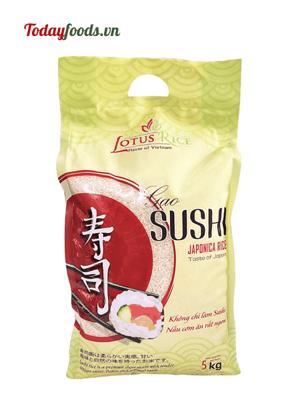 Gạo Nhật Sushi Lotus Rice gói 5kg