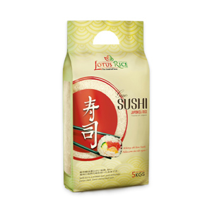 Gạo Nhật Sushi Lotus Rice gói 5kg