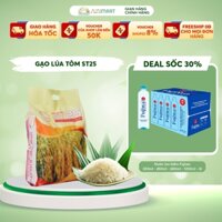 Gạo sạch hữu cơ ST25 cơm dẻo thơm, ngon ngọt tự nhiên Sunimart- 5kg