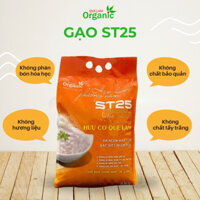 Gạo ST25 Hữu Cơ Quế Lâm túi 5kg không chất tẩy trắng, không hương liệu