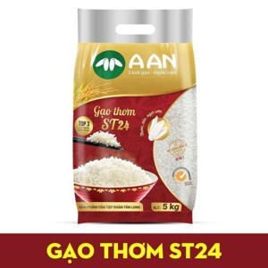 Gạo thơm A An ST24 túi 5kg