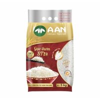 Gạo thơm, dẻo A An ST24 - Gạo đặc sản sóc trăng - Túi 5kg