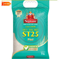 Gạo Thơm Dẻo -Đặc biệt  ST25 Plus Túi 5kg