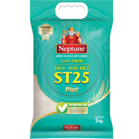 Gạo thơm dẻo ST25 Neptune đặc biệt túi 5KG