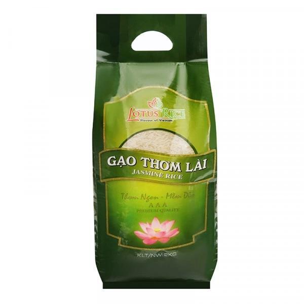 Gạo thơm lài Lotus Rice Jasmine túi 5kg