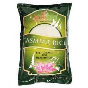 Gạo thơm lài Lotus Rice Jasmine túi 2kg