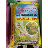 Gạo Thơm Lài Thu Dẻo vừa bao 25kg