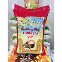 Gạo Thơm Lài Vip (10kg) Dẻo mềm ngon cơm Khi Nguội vẫn mềm cơm
