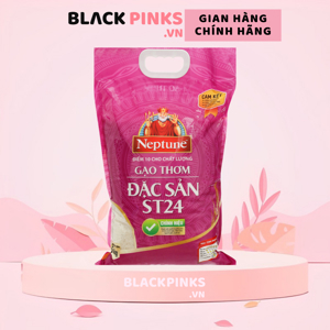 Gạo thơm Neptune ST24 túi 5kg