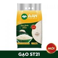 Gạo Thơm ST21 A An- Đặc Sản Sóc Trăng- Túi 5kg- Date mới nhất