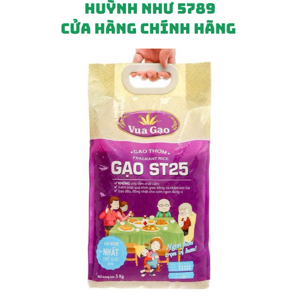 Gạo thơm Vua Gạo Đậm Đà túi 5kg