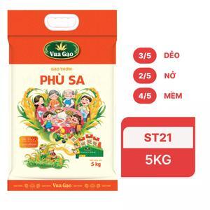 Gạo thơm Vua Gạo Phù Sa túi 5kg