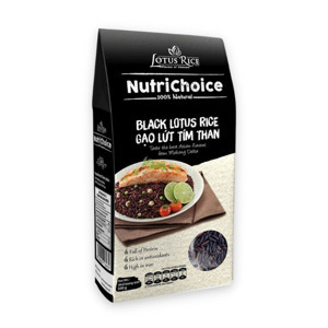 Gạo tím than Lotus Rice NutriChoice hộp 0,5kg