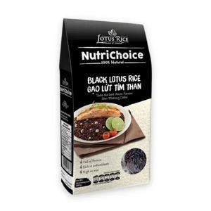 Gạo tím than Lotus Rice NutriChoice hộp 0,5kg