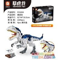 GAOMISI T2010 2010  KHỦNG LONG BẠO CHÚA bộ đồ chơi xếp lắp ráp ghép mô hình Creator INDOMINUS REX Sáng Tạo 2170 khối