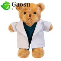 Gaosu Bác Sĩ Gấu Nhồi Bông, Áo Trắng Đồng Phục Y Tá Gấu Sang Trọng, Trường Cao Đẳng 30cm Bệnh Viện Động Vật Cuddly Quà Tặng Gấu Sang Trọng Ngày Của Y Tá