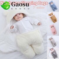 Gaosu Bọc Chăn Dày Unisex Cho Bé Chăn Ga Gối Cotton Flannel Túi Ngủ Trẻ Sơ Sinh