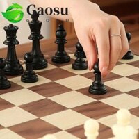 Gaosu Cờ vua quốc tế bằng gỗ nguyên khối, Bộ trò chơi cờ vua giáo dục trên bàn cờ, Bức tượng có thể gập lại Cải thiện trí thông minh Tiêu chuẩn Bộ cờ vua quốc tế Tournamen tiêu chuẩn