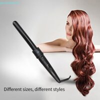 Gaoxinhap Máy uốn tóc 3 trong 1 Cây đũa phép uốn tóc có thể hoán đổi cho nhau 9 19 25mm Thùng PTC sưởi ấm