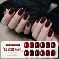 Gaoy Gel Sơn Móng Tay Ankela Đỏ UV Polish 2025New Thu Đông Trắng Anh Đào Rượu Vang Đỏ Mắt Mèo Làm Móng Tay