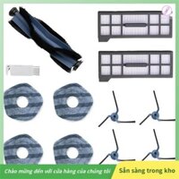[Gaozuo523.vn] Dành cho Bộ phận thay thế máy hút bụi Robot Eufy X10 Pro Omni Series Bàn chải bên chính Bộ lọc Hepa Bộ phụ kiện vải lau nhà
