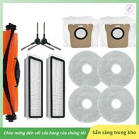 [Gaozuo523.vn] Dành Cho Xiaomi Mijia M30 (D102) Robot Hút Bụi Phụ Kiện Bàn Chải Con Lăn Túi Bụi Bộ Lọc Hepa Lau Nhà Vải Phụ Kiện