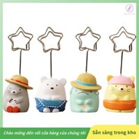 [Gaozuo523.vn] Giá đỡ ảnh động vật hoạt hình dễ thương Memo Clip Hộp đựng thẻ Tin nhắn Hộp đựng giấy ghi chú bằng nhựa Văn phòng Trường học Trang trí bàn làm việc tại nhà