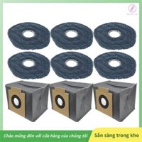 [Gaozuo523.vn] Túi đựng bụi vải lau nhà cho các bộ phận máy hút bụi Robot Omni Eufy X10 Pro