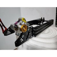 Gắp 3 ống CNC sơn tĩnh điện cao cấp cho xe điện độ ( lắp được nhiều loại xe )