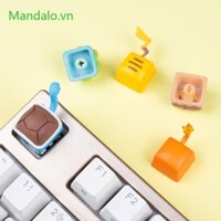 Gặp Ba Chiều R4 Nhựa Đơn Keycap Cá Tính Tùy Chỉnh Bàn Phím Cơ Phụ Kiện Anime Hoạt Hình Yêu Tinh Keycap
